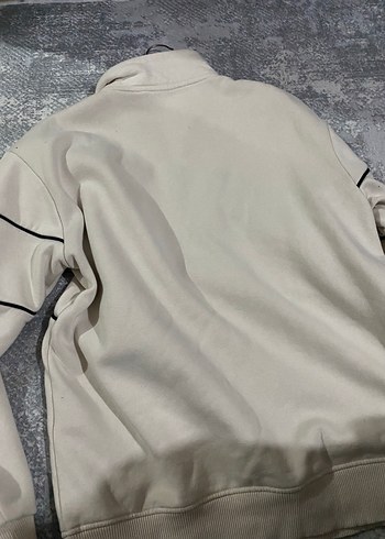 Kadın Baskılı Fermuarlı Sweatshirt - Görsel 5