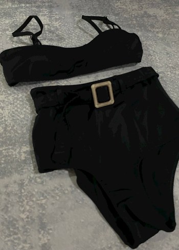 Tokalı Siyah Mini Bikini - Görsel 2