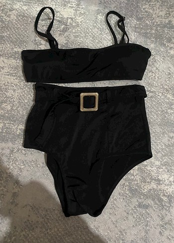 Tokalı Siyah Mini Bikini - Görsel 3