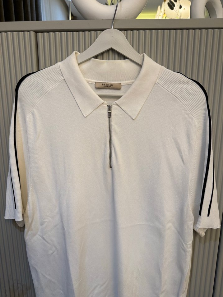 Beymen Collection Çizgi Detaylı T-Shirt - Görsel 2