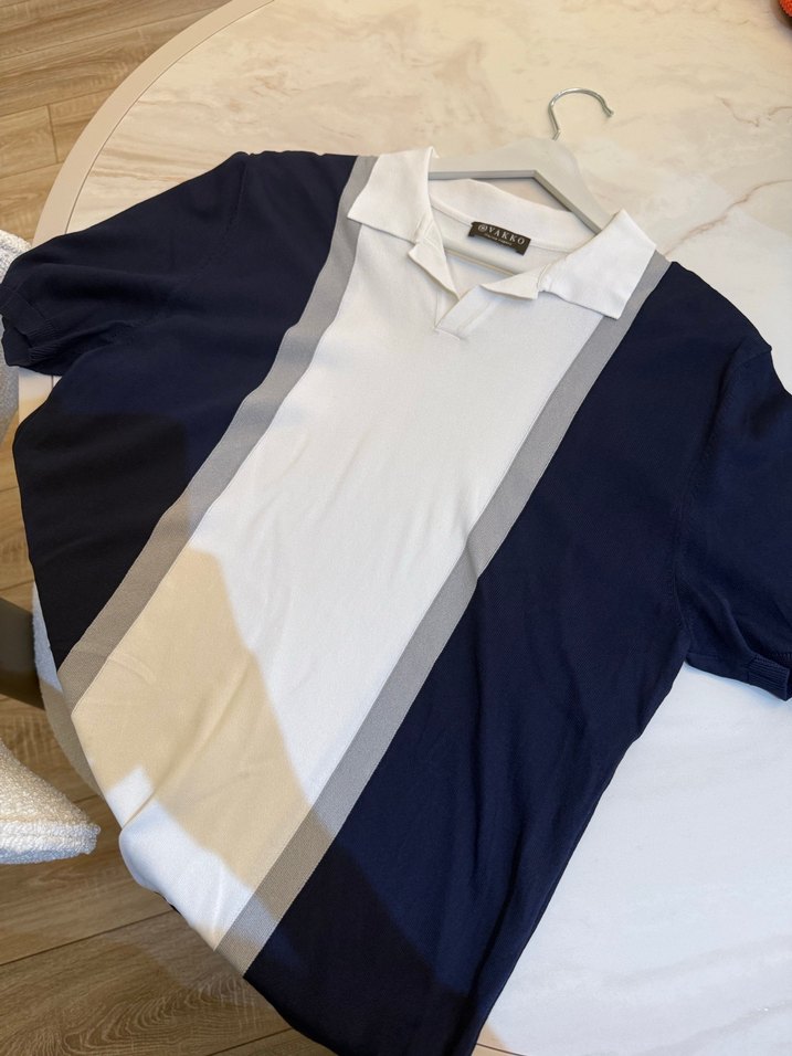 Vakko Parçalı Erkek T-Shirt - Görsel 4