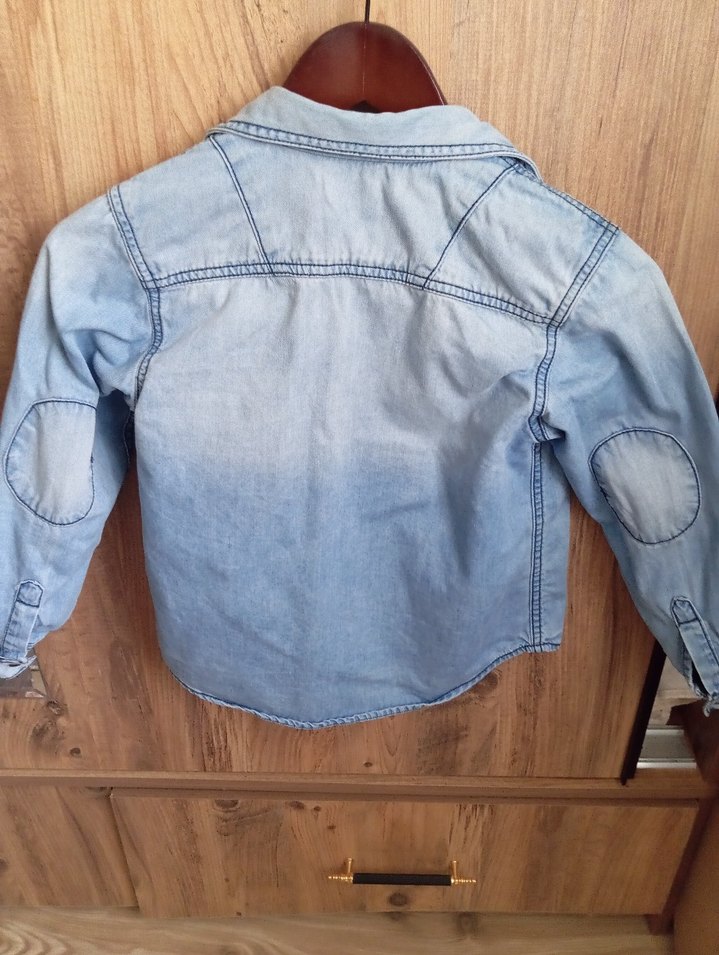 erkek çocuk kot gömlek - Görsel 5