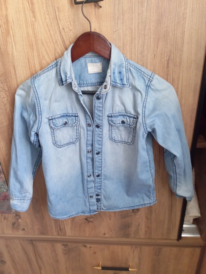 erkek çocuk kot gömlek - Görsel 4