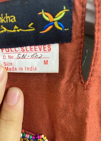 Boncuk İşlemeli Uzun Bohem Elbise - Görsel 6