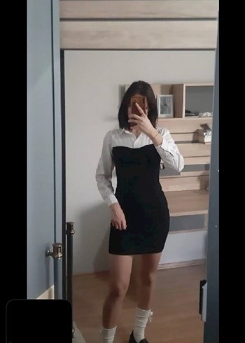 Siyah Mini Elbise