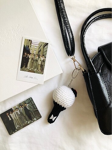 Tasarımcı ARMY Bomb Amigurumi Anahtarlık