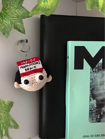 RM İnside NJ?s Brain Amigurumi Anahtarlık