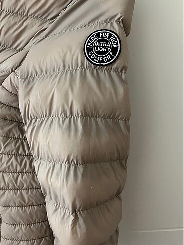 xs Beden camel Renk Addax yumuşak kısa şişme mont