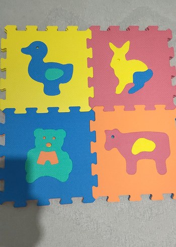Beden Renkli Çocuk Puzzle Oyunu