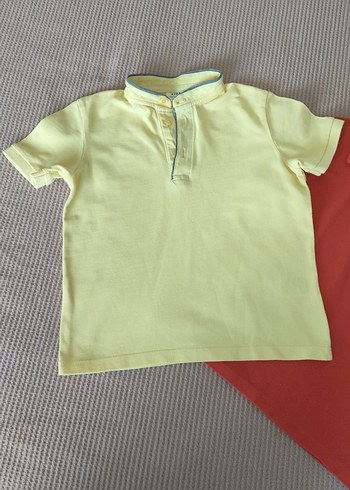 Defacto Erkek Sarı Kısa Kollu Polo Tişört