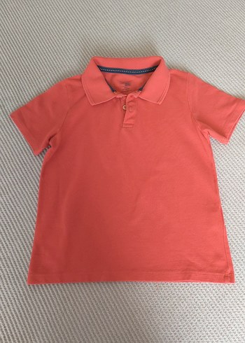 5 Yaş Beden Erkek Sarı Kısa Kollu Polo Tişört