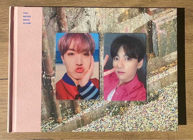 bts you never walk alone album hoseok jungkook photocard