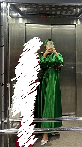 Zara Saten elbise
