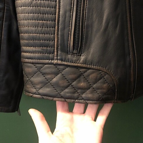 DERİMOD SIfır YENİ Biker Deri Ceket - Görsel 9