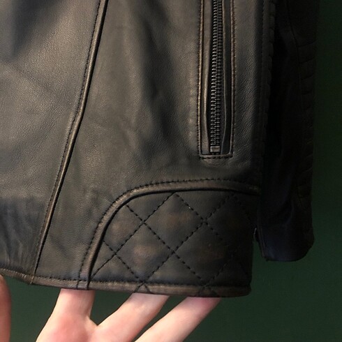 DERİMOD SIfır YENİ Biker Deri Ceket - Görsel 11