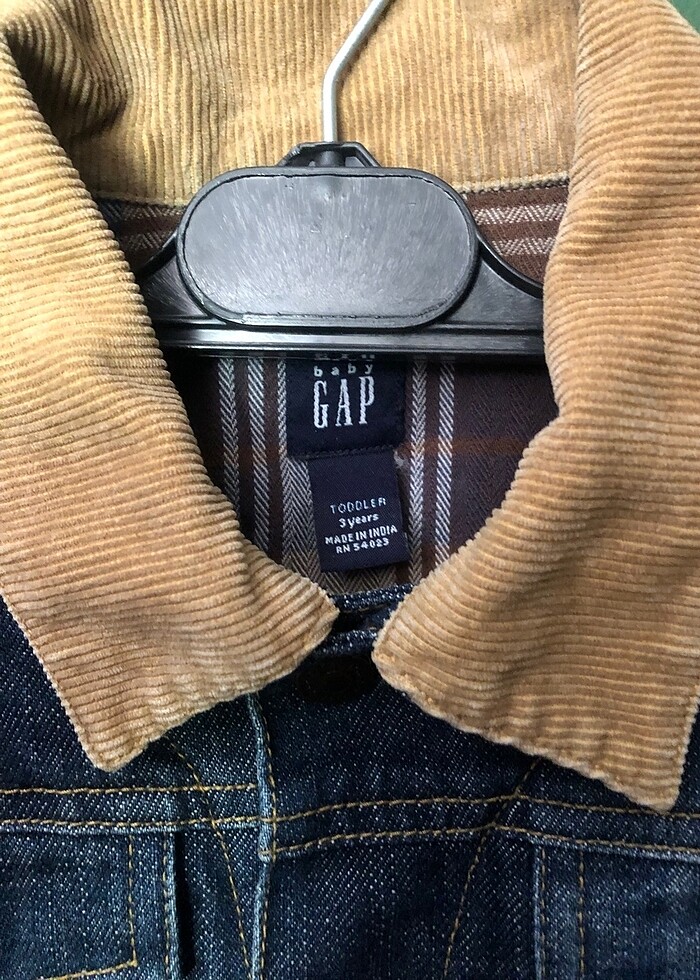 Gap 3-4 yaş Jean Ceket / Kot Ceket - Görsel 3