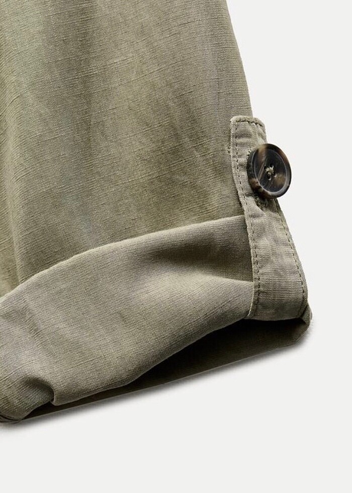 Zara Sıfır Etiketli Haki Ceket - Görsel 4