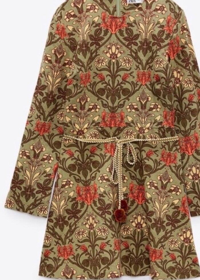 Sıfır Zara Elbise/Tunik Olarak da Kullanılabilir - Görsel 2