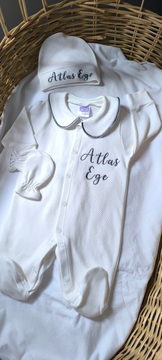 bebe yaka detaylı hastane çıkış - Görsel 2