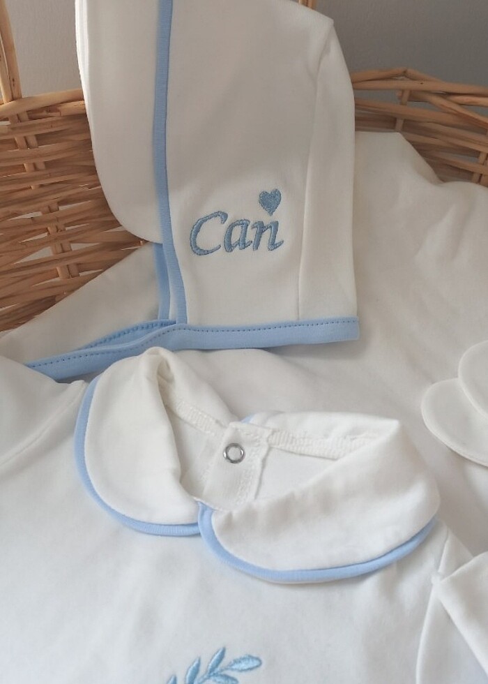 Nakışlı Hastane çıkış seti  - Görsel 3