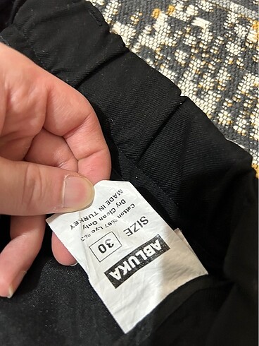 Abluka (30B) Siyah Kumaş Pantolon