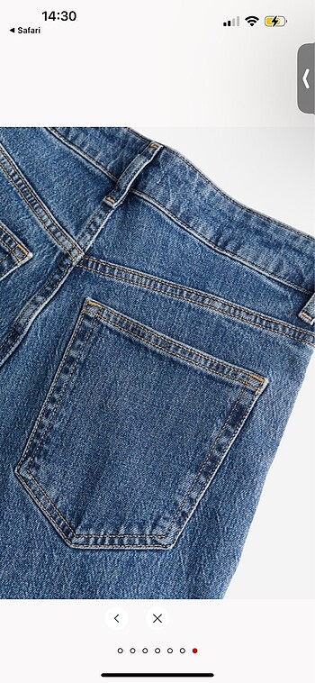 H&M Wide High Jeans