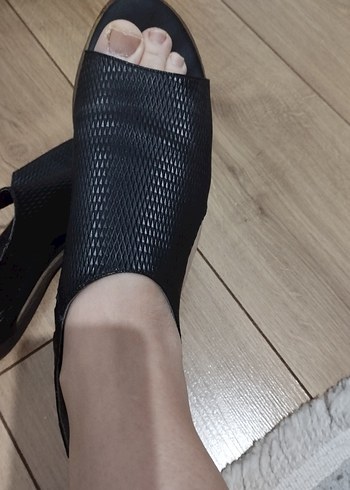 Kadın Siyah Sandalet - Görsel 2