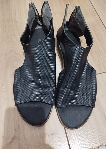 Kadın Siyah Sandalet - Görsel 4