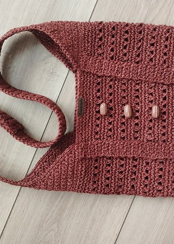 çikolata kahve heybe Kadın Çanta - Görsel 4