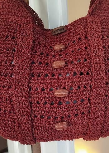 çikolata kahve heybe Kadın Çanta - Görsel 3