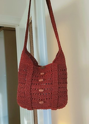 çikolata kahve heybe Kadın Çanta - Görsel 5