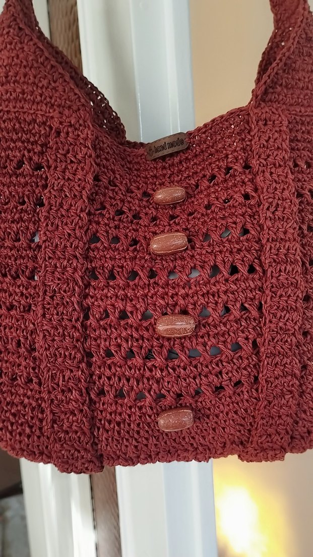 çikolata kahve heybe Kadın Çanta - Görsel 3