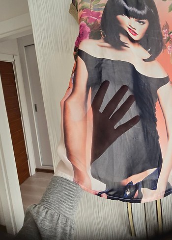 Desenli Kadın Bluz - Görsel 8