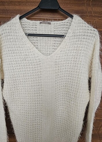 Kadın peluş kazak - Görsel 4