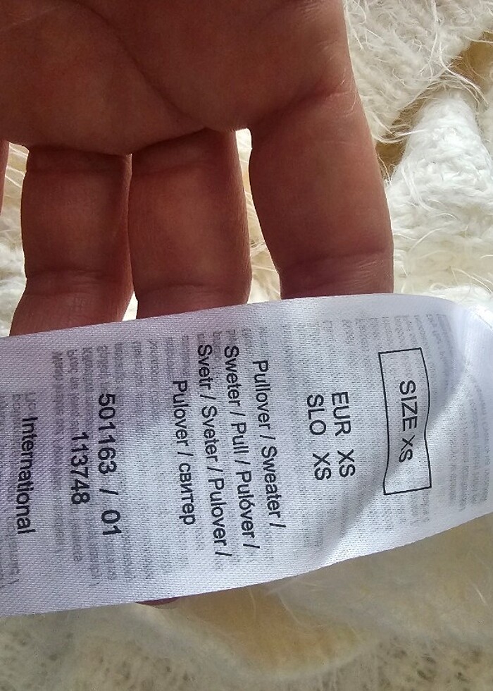 Kadın peluş kazak - Görsel 5