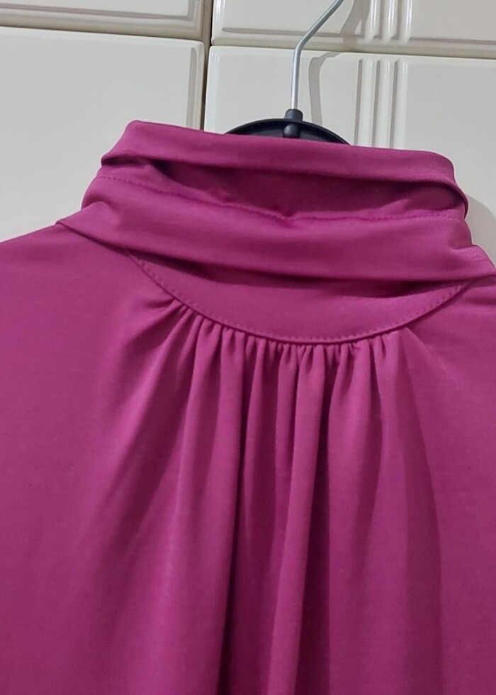 Fuşya Bluz - Görsel 5