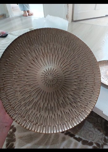 Beden Bohem Tarzı Bej Desenli sunum seti