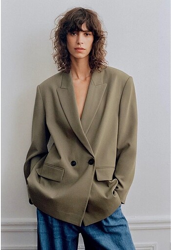 Zara kruvaze blazer