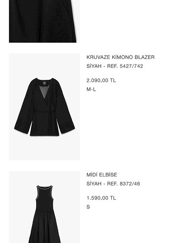 Zara Siyah Kadın Mini Uzun Kollu Giy-Çık