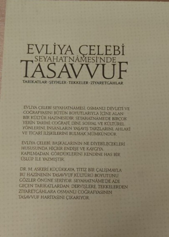 Evliya çelebi seyahatnamesinde tasavvuf  - Görsel 2