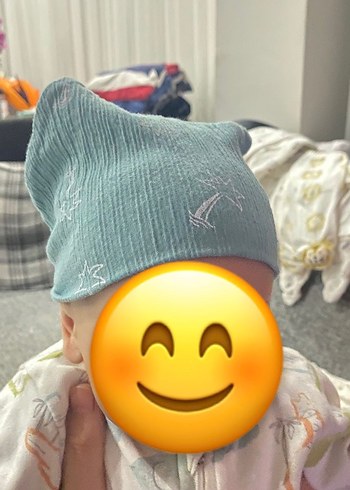 0-3 aylık bebekler için şapkalı takım yazlık tulum - Görsel 3