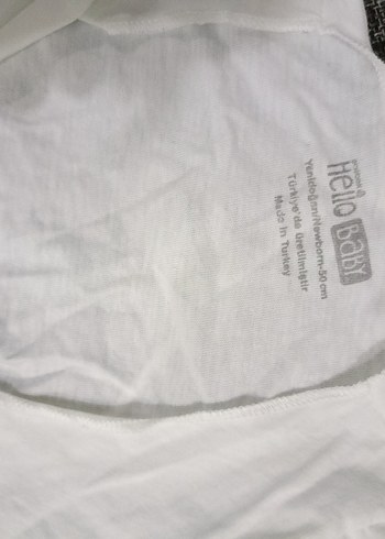 Beyaz Çocuk İçlik Üstü - Görsel 3