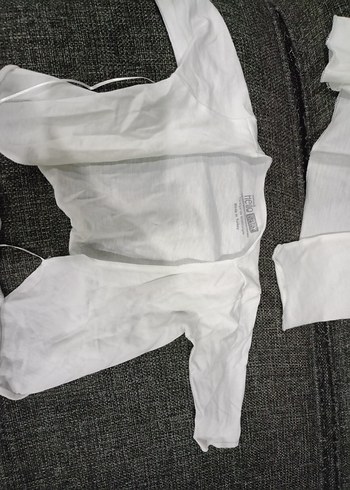 Beyaz Çocuk İçlik Üstü - Görsel 2