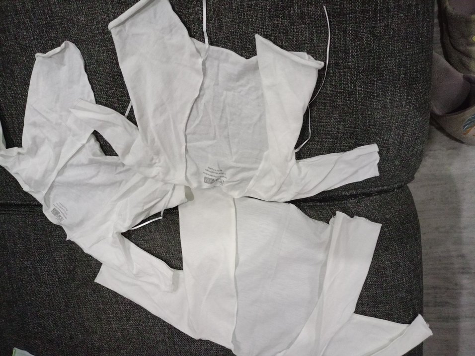 Beyaz Çocuk İçlik Üstü - Görsel 5