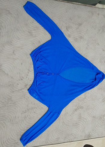 KORE MALI Mavi V Yaka Salaş Hırkası - Görsel 3