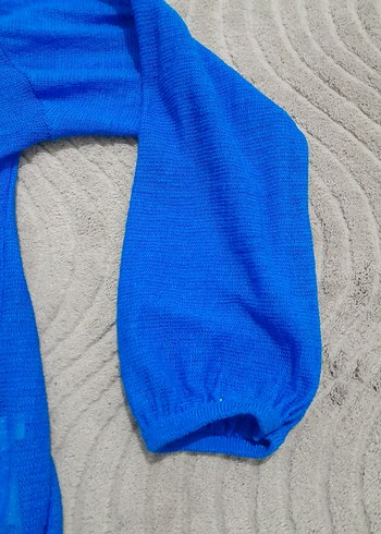 KORE MALI Mavi V Yaka Salaş Hırkası - Görsel 5