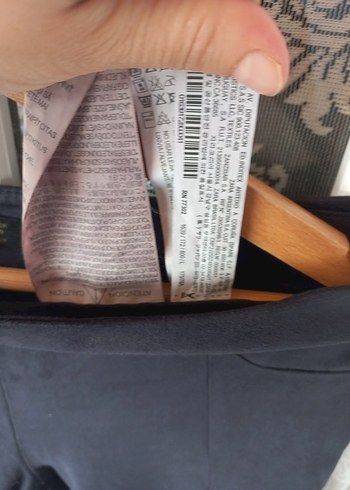 Zara Süet / Nubuk pantolon - Görsel 8