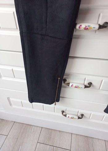 Zara Süet / Nubuk pantolon - Görsel 3