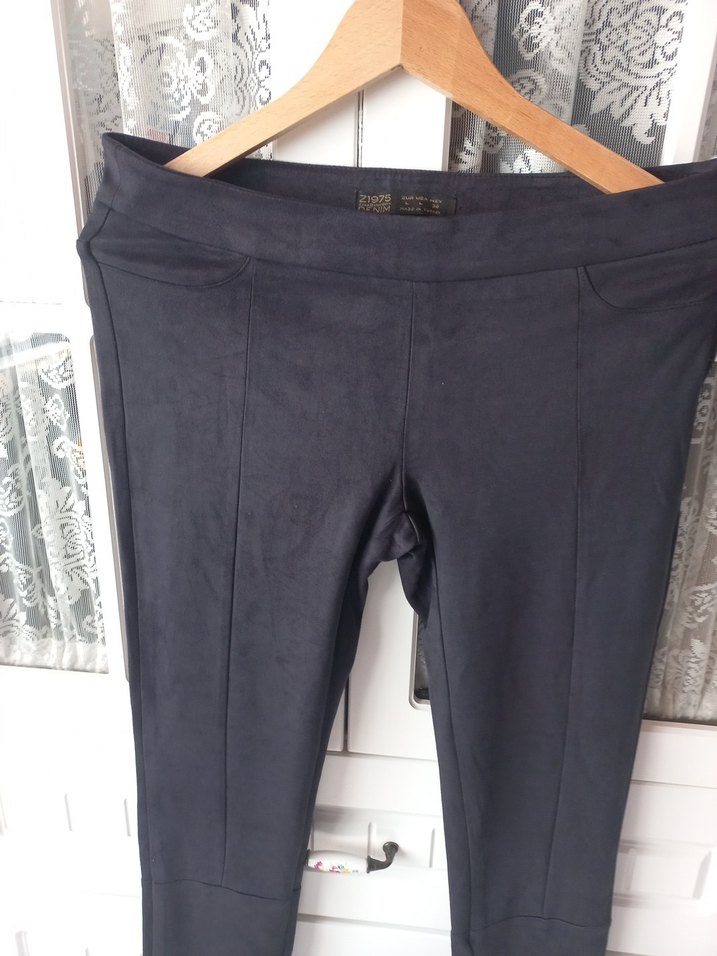 Zara Süet / Nubuk pantolon - Görsel 2