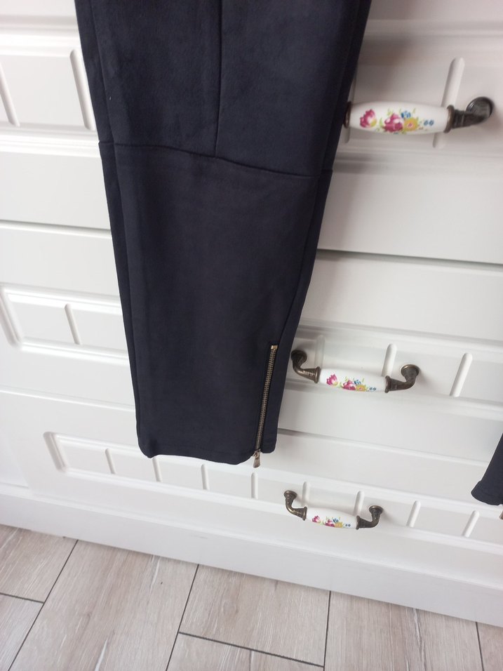 Zara Süet / Nubuk pantolon - Görsel 3